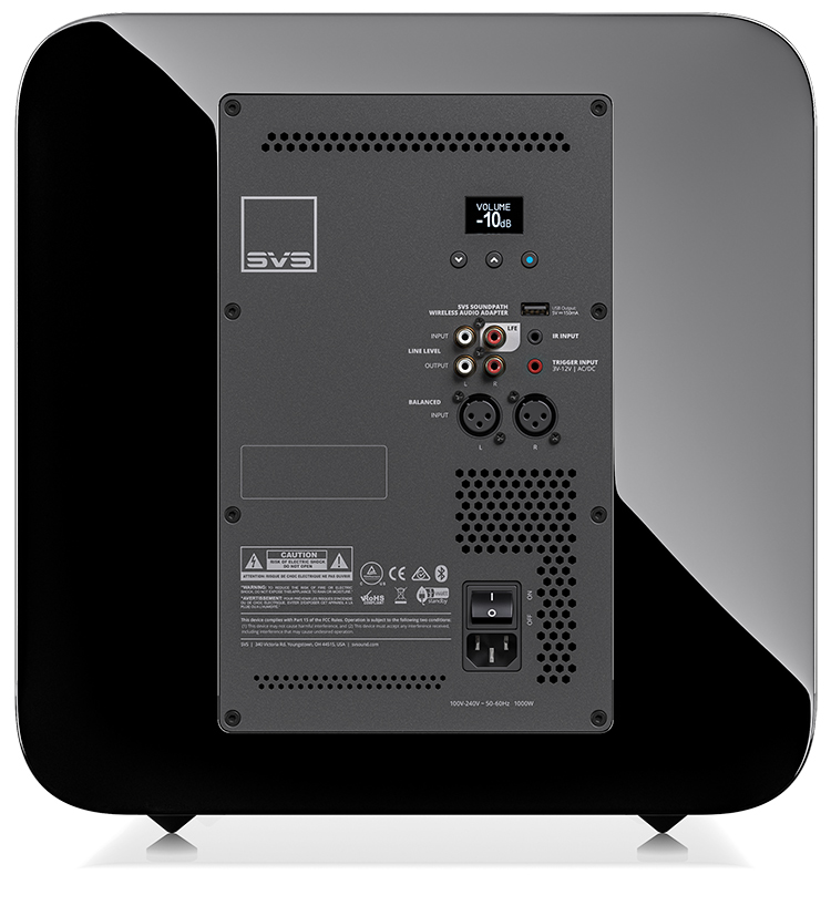 SVS SB-3000 R|Evolution Sealed Cabinet Subwoofer Back View