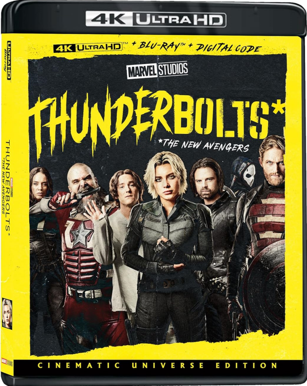 Thunderbolts* 4K Ultra HD + Blu-ray disc movie cover of Marvel Studios: Thunderbolts*