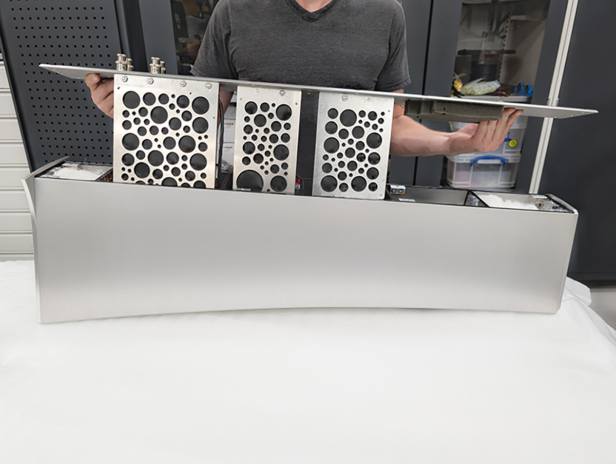 YG Acoustics Carmel 3 Floor-standing Speaker Crossover Damping Pad View YG Acoustics Carmel 3 Floor-standing Speaker Crossover Damping Pad View