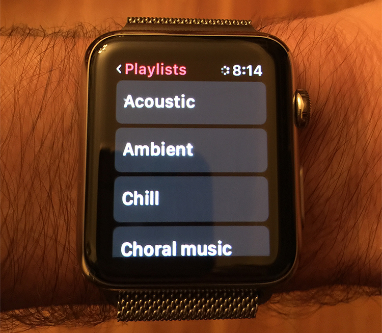 Music and the Apple Watch