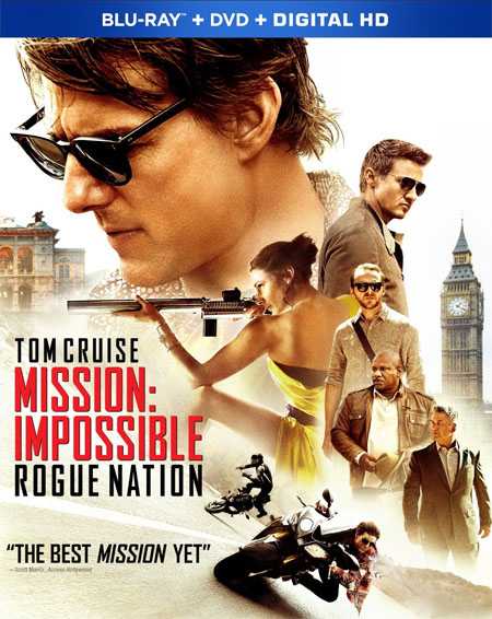 Mission: Impossible: Rogue Nation - Blu-Ray Movie Review