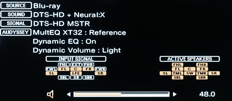 Marantz AV8802 Neural:X Supporting Atmos Speakers