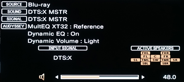 Marantz AV8802 DTS:X Display