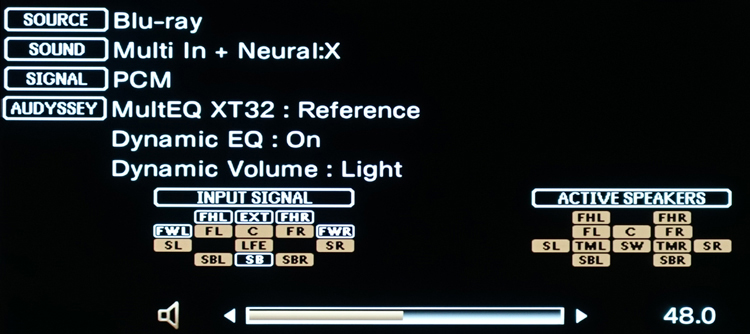 Marantz AV8802 PCM with Neural:X