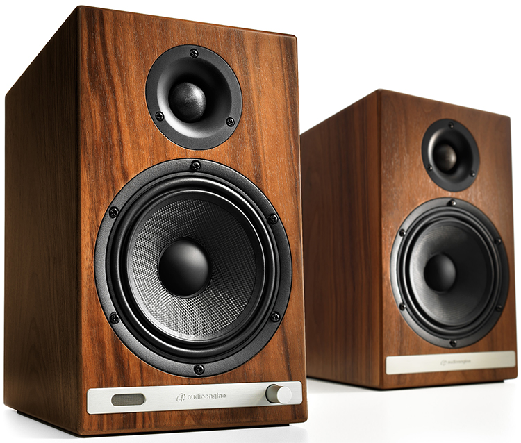 Audioengine HD6 Powered Speakers - Walnut Finish