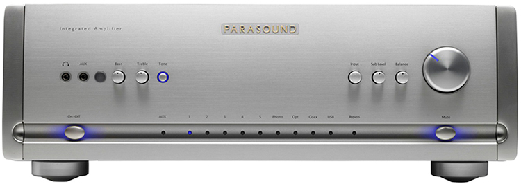 Parasound Halo 2.1 Channel Integrated Amplifier - Front View