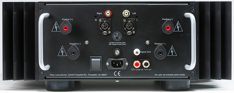 Pass Labs XA30.8 Class A Stereo Power Amplifier - Rear View
