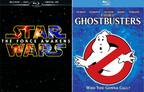 Star Wars And Ghostbusters Blu-rays