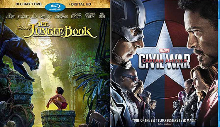The Jungle Book and Captain America: Civil War