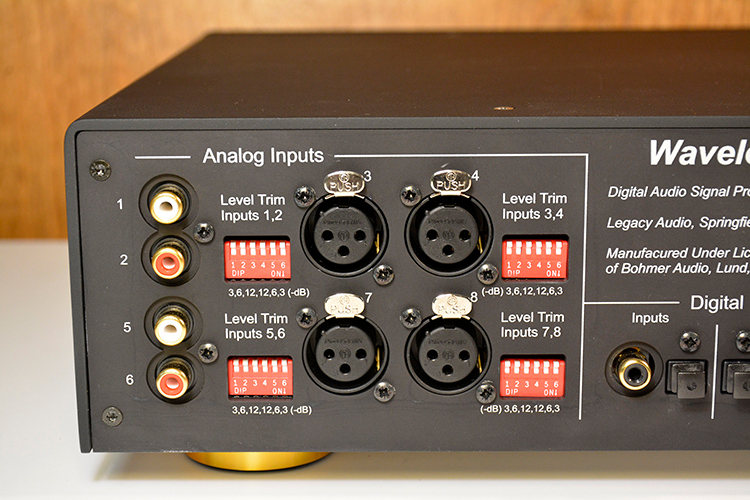 Legacy Wavelet analog inputs