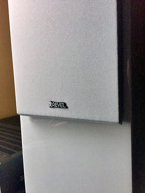 Revel Concerta2 F36 Tower Speakers, Grill Logo