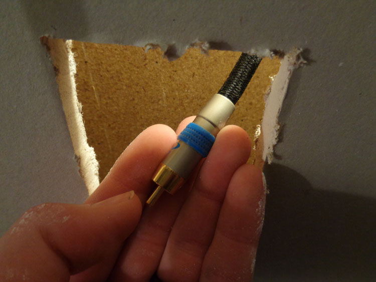 Run Cables In Your Walls, Done