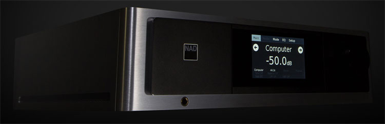NAD M32 DirectDigital Amplifier Angle View