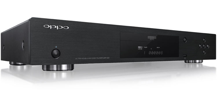 OPPO UDP-203 UltraHD Blu-ray Disc Player Angle View