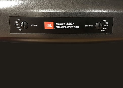 JBL 4367 Studio Monitor Loudspeaker Trim Controls