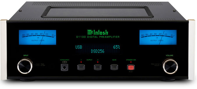 McIntosh D1100 Digital Preamplifier Front View