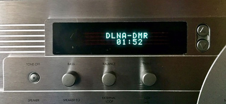 Outlaw Audio RR2160 Stereo Retro Receiver DLNA Display