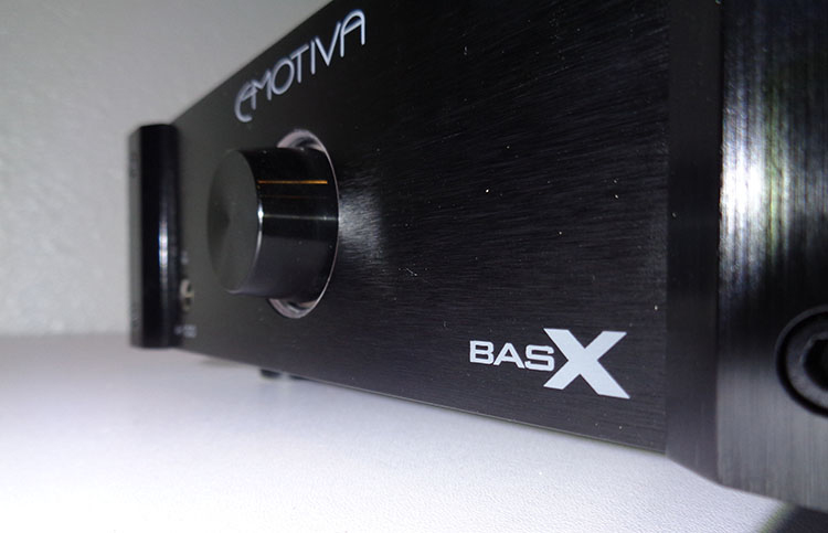 Emotiva BasX A-100 Stereo Flex Amplifier Angle View