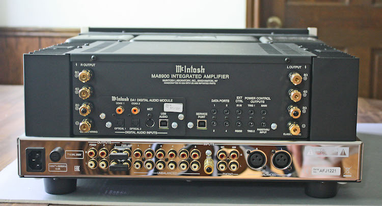 McIntosh MA8900 Stereo Integrated Amplifier - Rear Panel