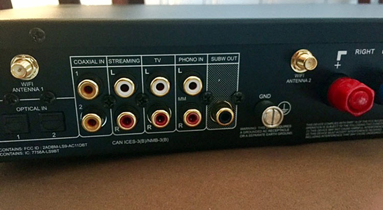 NAD C 338 Hybrid Digital Integrated Amplifier Inputs