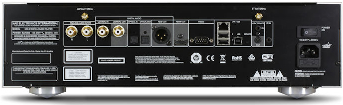 NAD M50.2 Digital Music Player rear