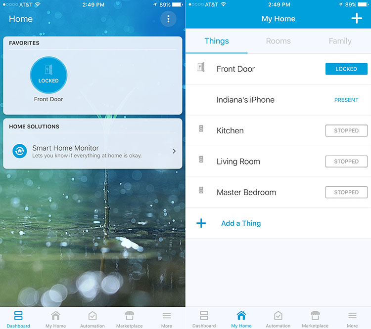 Samsung SmartThings Hub v2 App