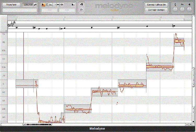 Figure 19: Melodyne Voice Tuning Assessment