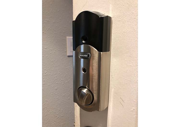 Schlage Connect Smart Lock BE469X Inside View