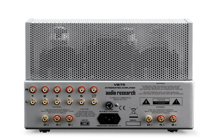 Audio Research VSi75 Integrated Amplifier Back Panel