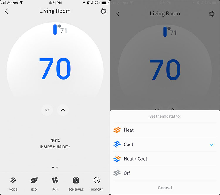 Nest Thermostat E App