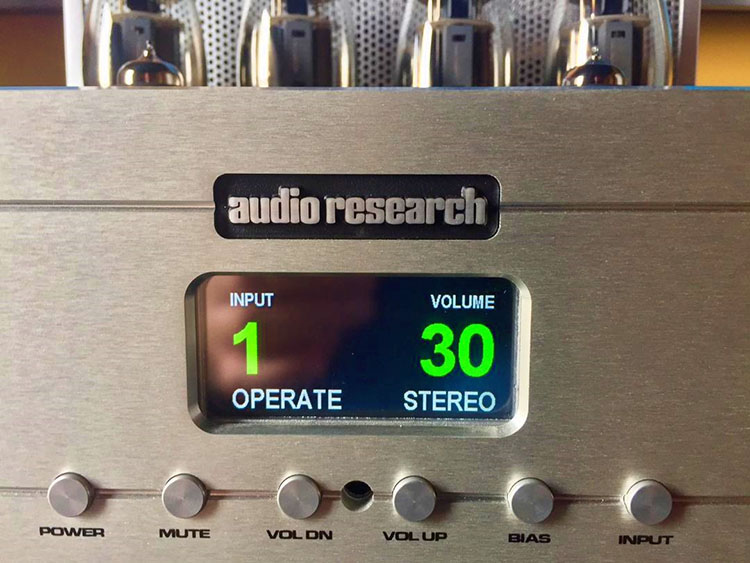 Audio Research VSi75 Integrated Amplifier Front Display