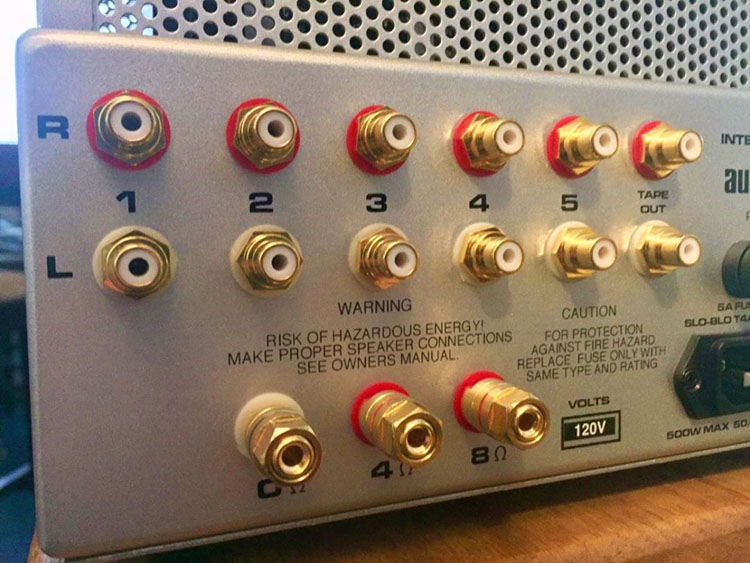 Audio Research VSi75 Integrated Amplifier Inputs