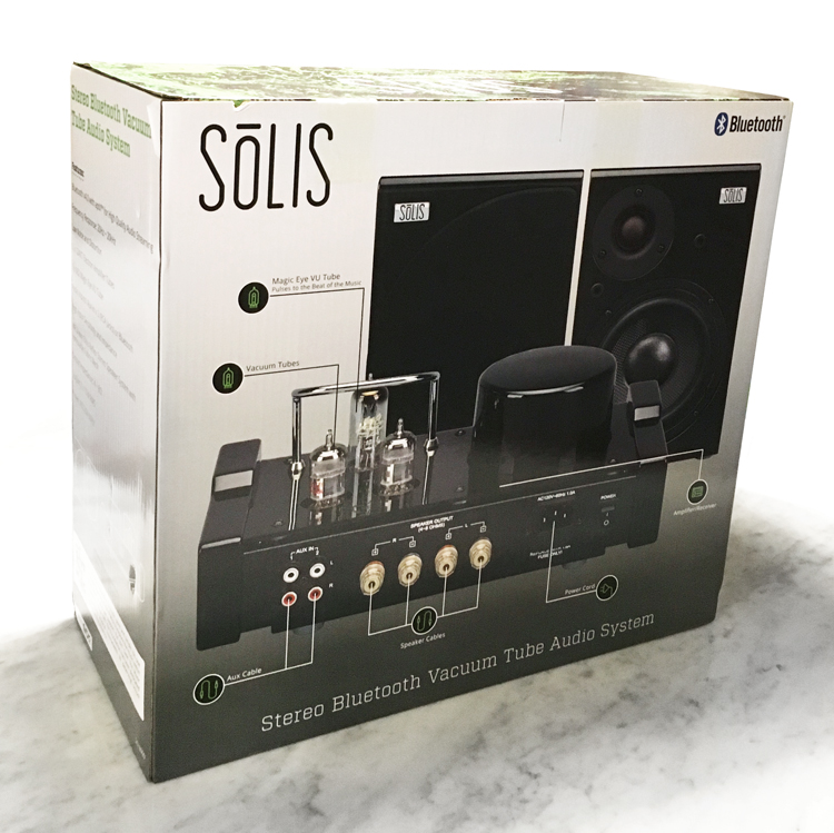 Solis Audio SO 8000 Stereo Bluetooth Vacuum Tube Audio System Box