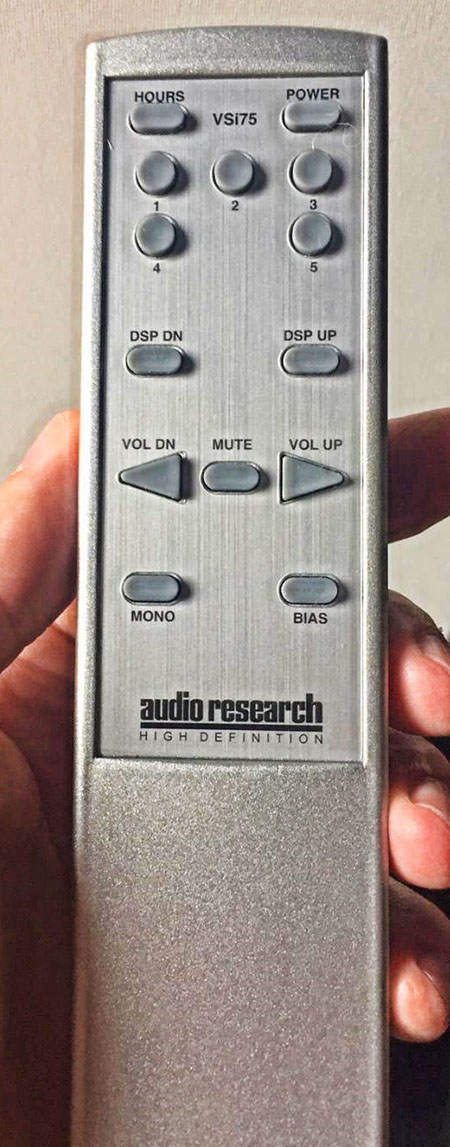 Audio Research VSi75 Integrated Amplifier Remote