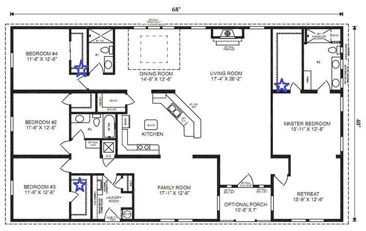 Mid-size Home Plans