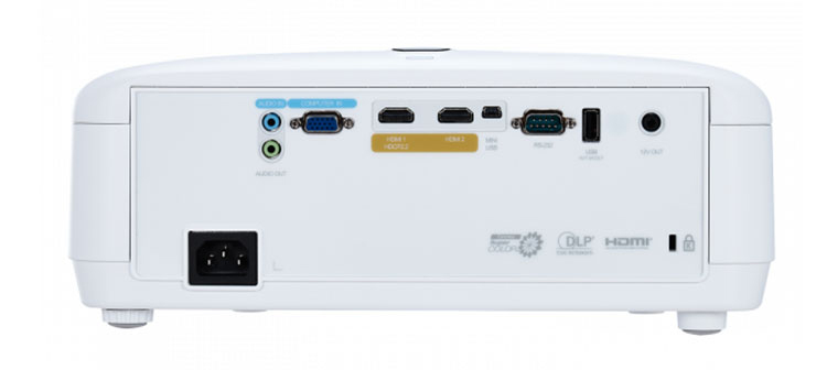 ViewSonic PX727-4K Ultra HD DLP Projector Inputs
