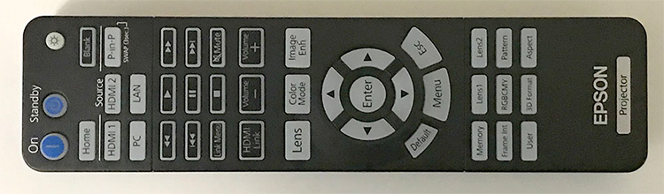 Epson Home Cinema 4010 4K PRO-UHD Projector Remote