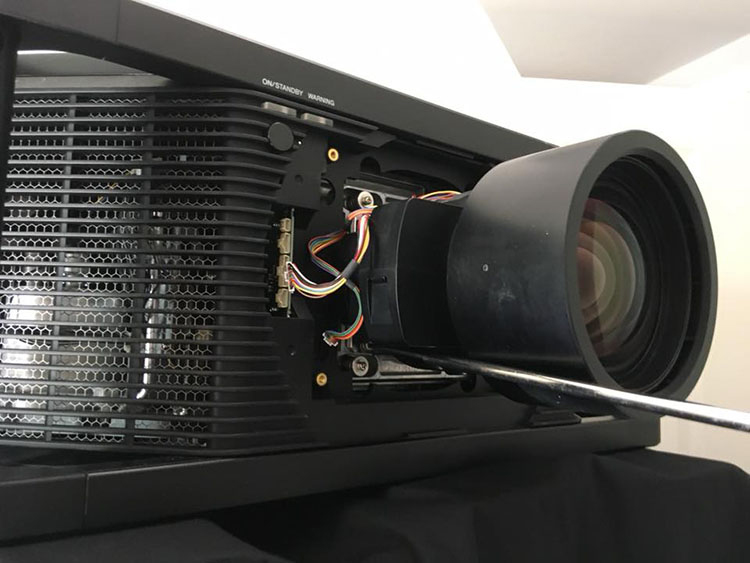 Sony VPL-GTZ270 4K SXRD Laser Projector Lens Install