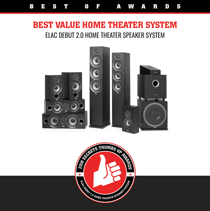 ELAC Debut 2.0 Home Theater Speaker System