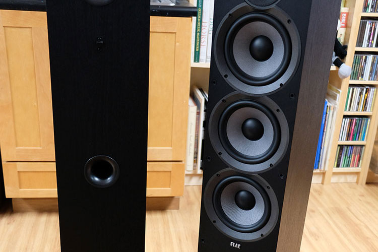 ELAC Debut 2.0 F6.2, Front and Rear views