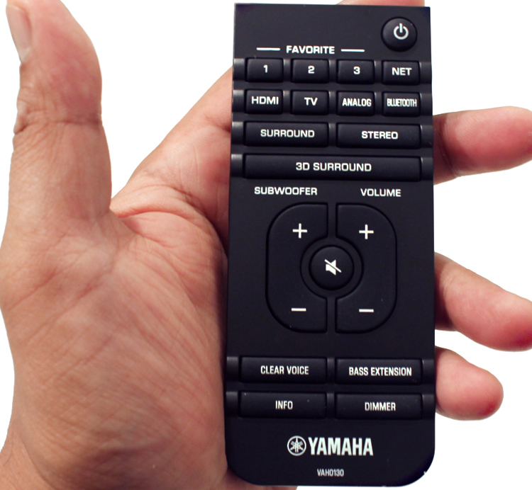 Yamaha MusicCast BAR 400 Remote