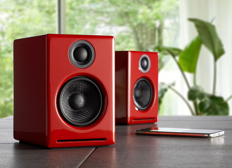 Black Free Shipping Wireless Speaker System NEW Audioengine A2 