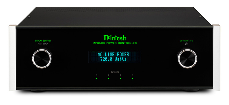 McIntosh Announces MPC500 Power Controller Front View