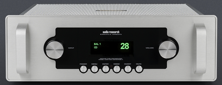 Audio Research LS28 Preamplifier Front Panel