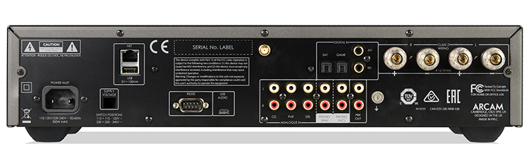 SA30 Integrated Amplifier Back