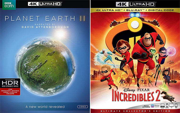 Planet Earth II and Incredibles 2