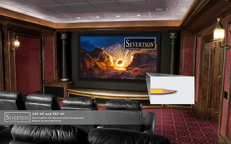 SAT-4K Acoustically-Transparent Projection Screens