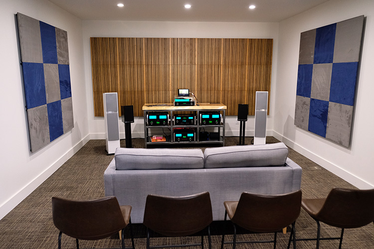 McIntosh Amps in room