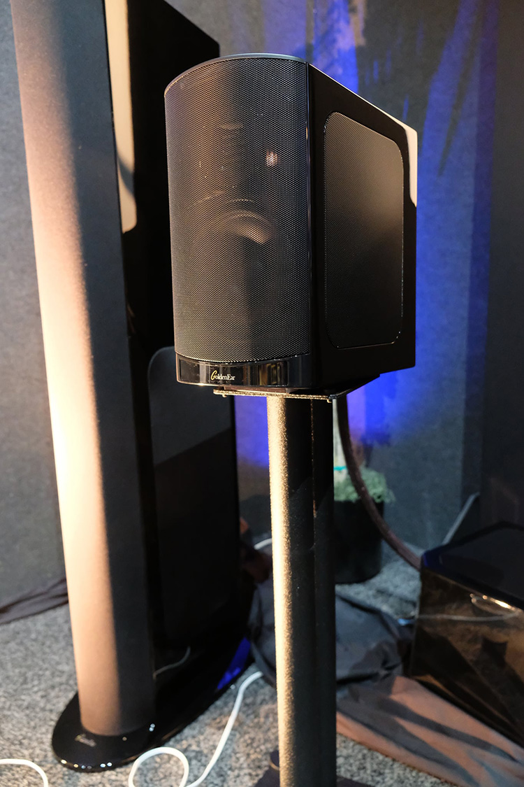 GoldenEar BRX stand mounted speakers Closeup