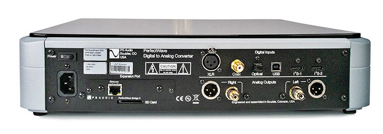PS Audio DirectStream DAC Back Panel